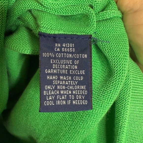 Ralph Lauren Hunter Jumper Equestrian Tennis Knit Polo Dress Green - Picture 5 of 10
